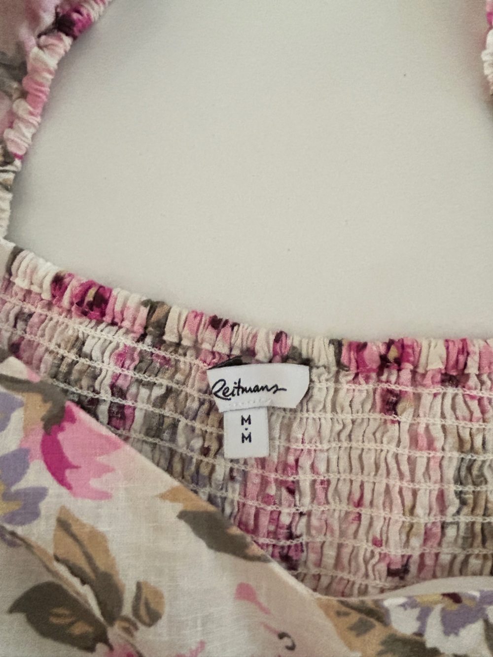 Reitmans Pink Floral Square-Neck Midi Dress - Picture 3 of 6